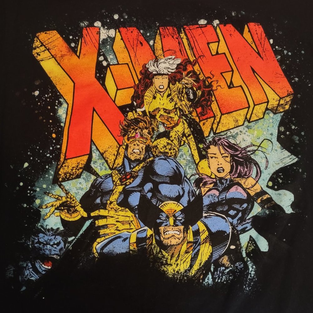 X-Men Animated Series 90's SMALL Marvel Comics Officially Licensed Adult T-Shirt
